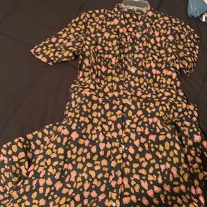 J crew leopard print dress